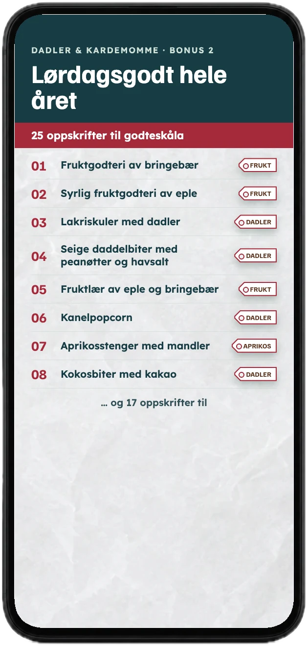 Lørdagsgodt hele året